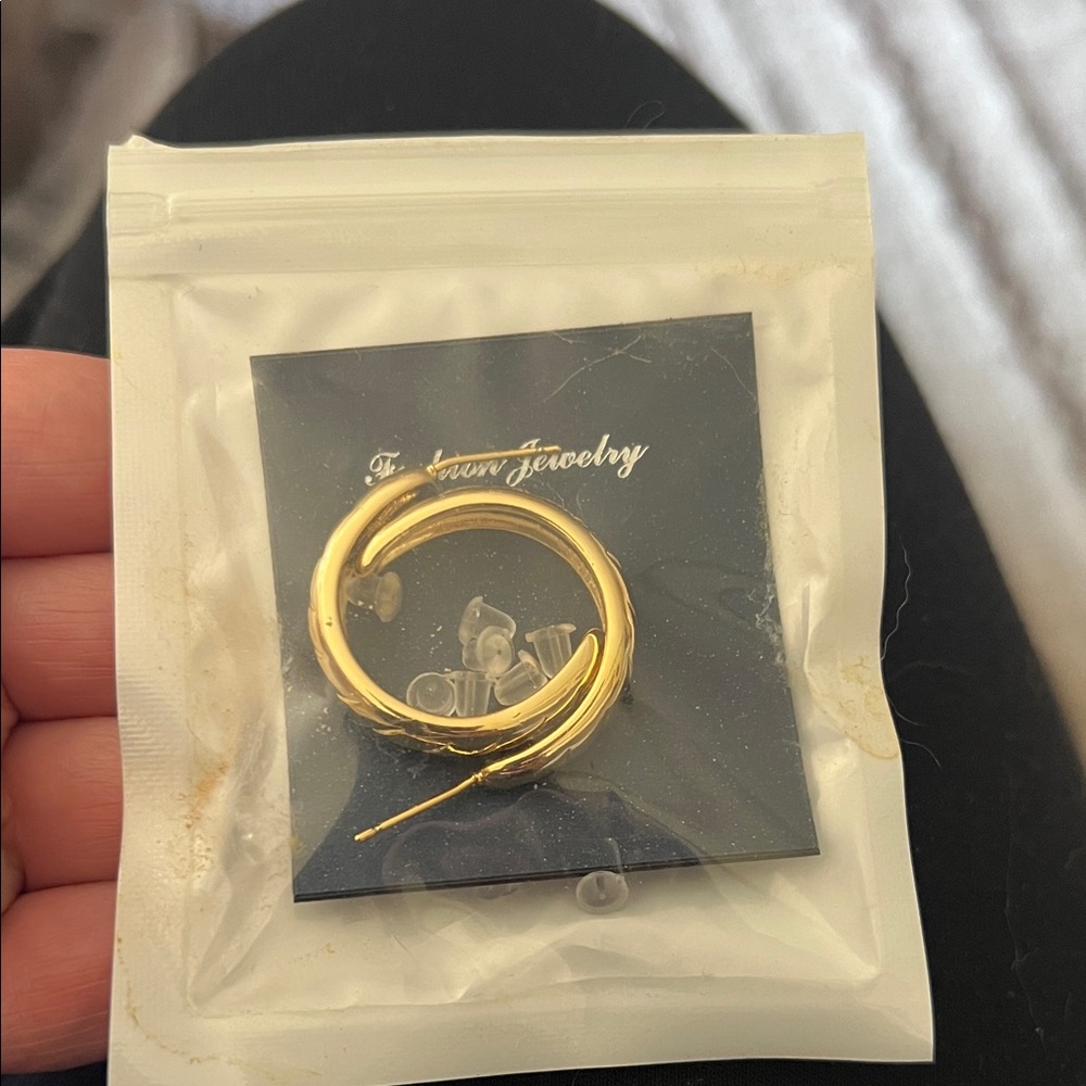 Gold Hoop Earrings